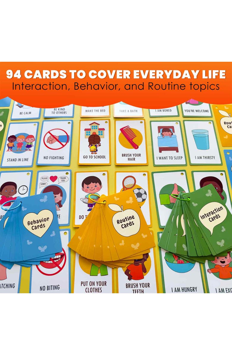 Quokka Autism Learning Materials - Communication Cards for Kids, Alternate, color, Autism