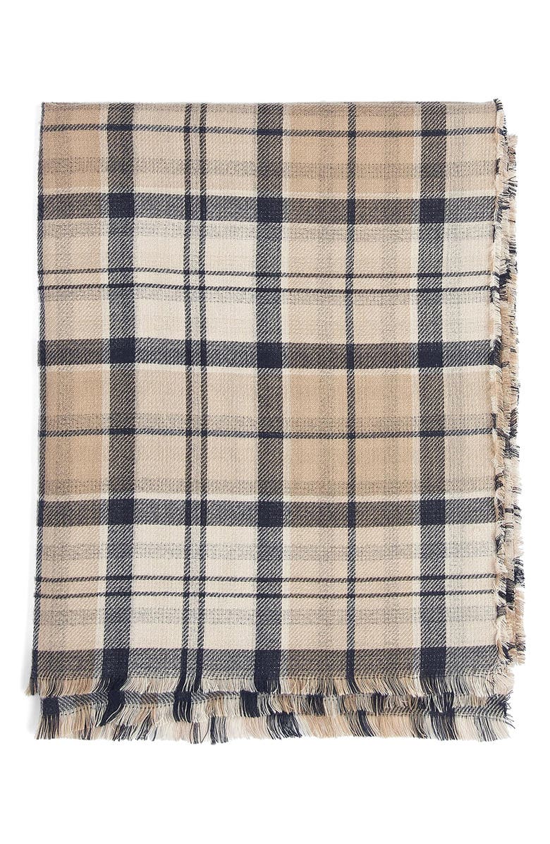 Barbour Mon Reverse Tartan Scarf, Alternate, color, 