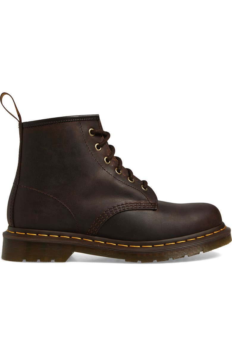 Dr. Martens 101 Lace-Up Boot, Alternate, color, Dark Brown