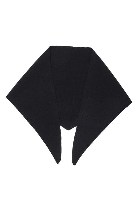 Wool & Cashmere Blend Triangle Scarf