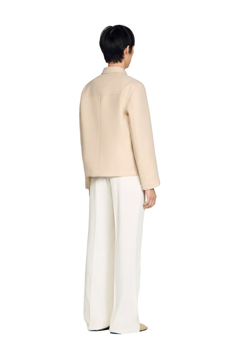 Zip-up jacket, Alternate, color, Beige