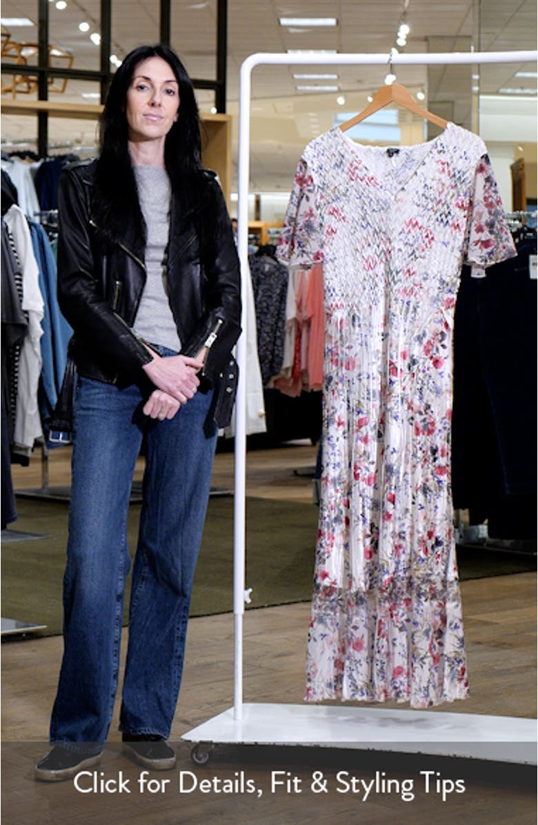 Charmeuse & Chiffon Cocktail Dress, sales video thumbnail