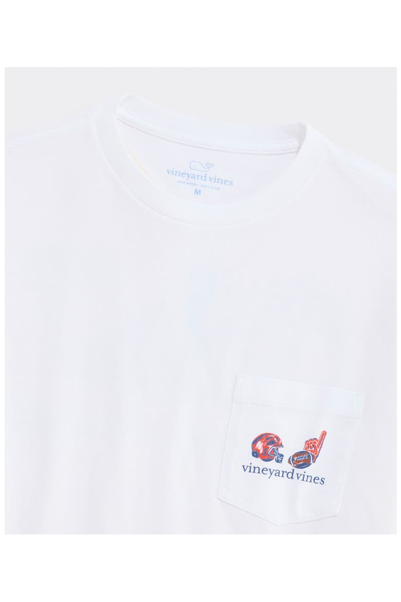 Football Field Whale Graphic Long Sleeve T-Shirt, Alternate, color, WHITE CAP