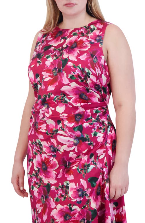Shop Eliza J Asymmetric Cocktail Midi Dress