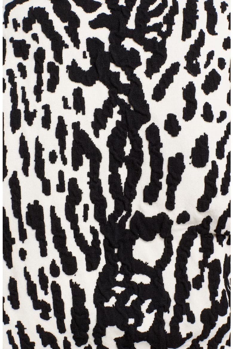 'Dore' Animal Pattern Sweater, Alternate, color, IVORY