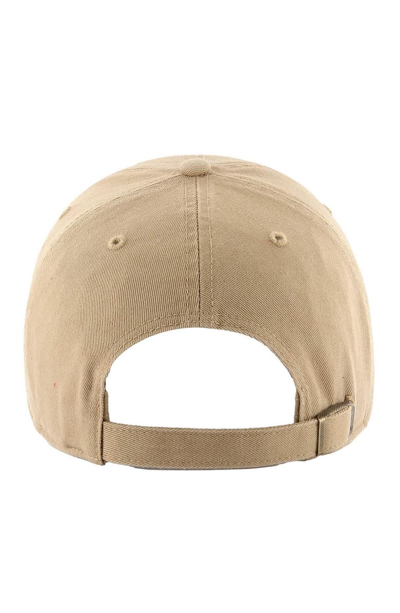 '47 Men's '47 Khaki Notre Dame Fighting Irish Vault Clean Up Adjustable Hat, Alternate, color,