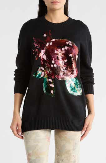 Desigual Sequin Knit Sweater