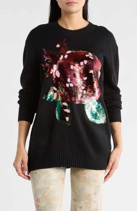 Desigual Sequin Knit Sweater