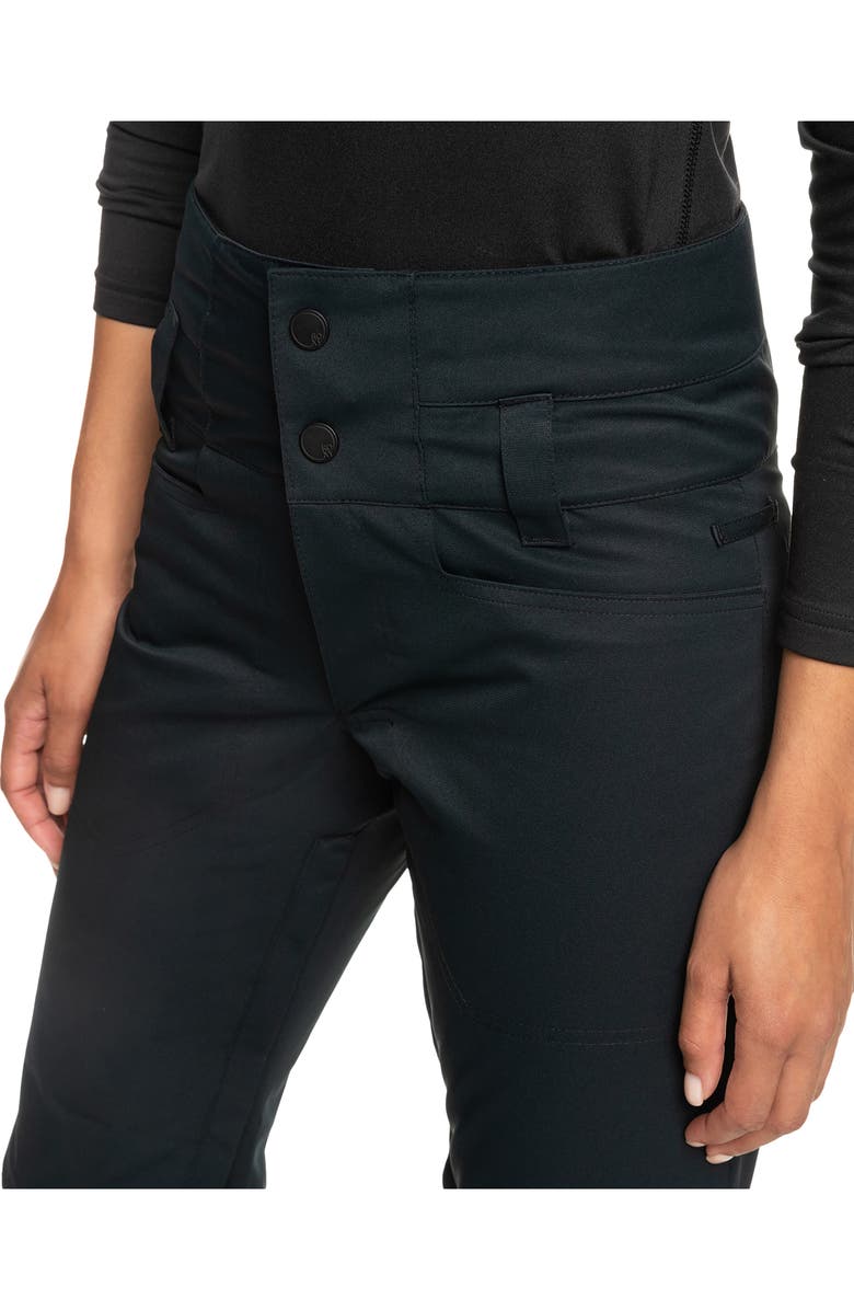 Roxy Diversion Insulated Water Repellent Snow Pants, Alternate, color, 