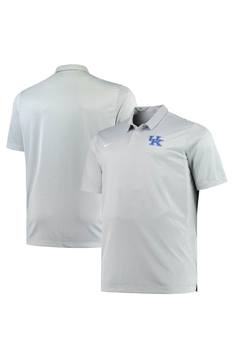 Nike Men's Nike Heathered Gray Kentucky Wildcats Big & Tall Performance Polo, Main, color,