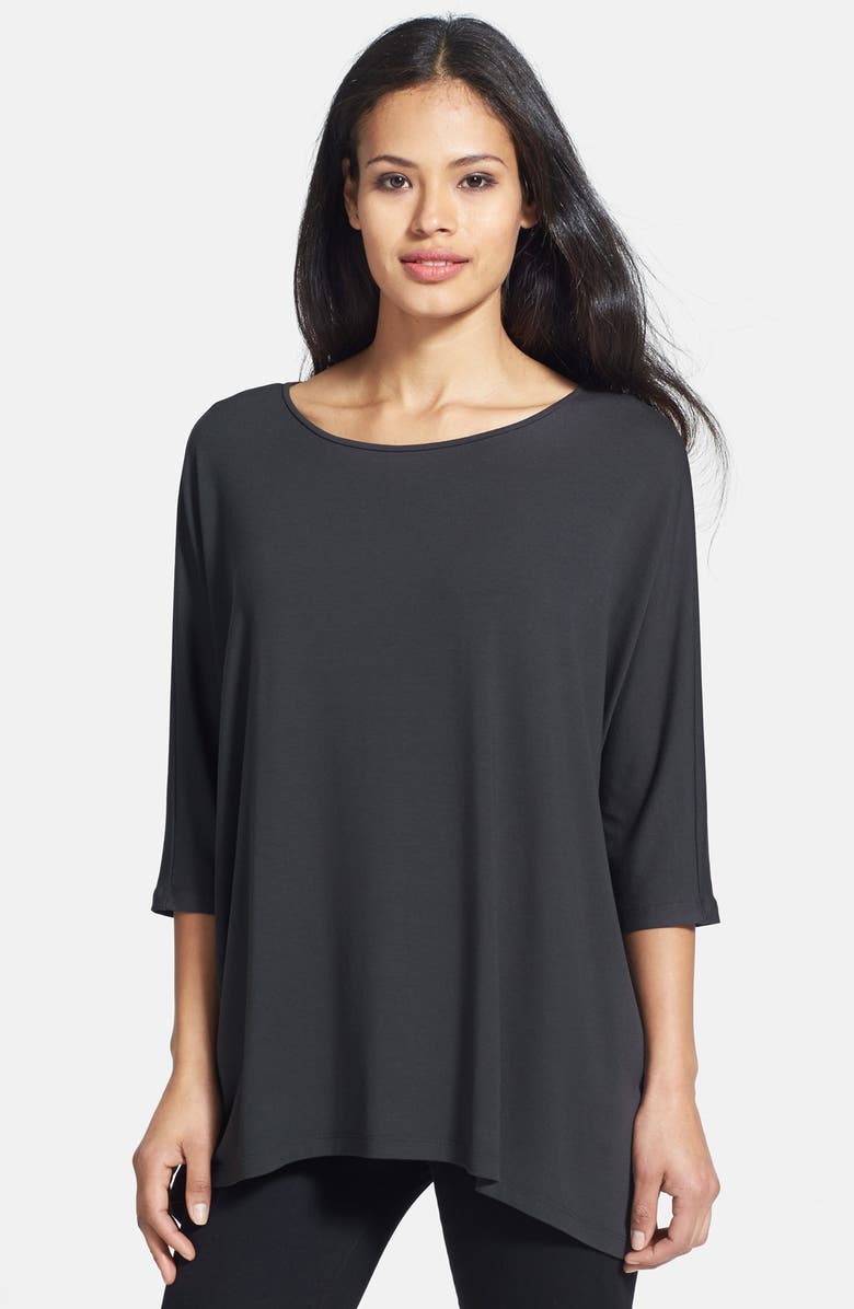 Eileen Fisher Ballet Neck Jersey Top, Main, color,