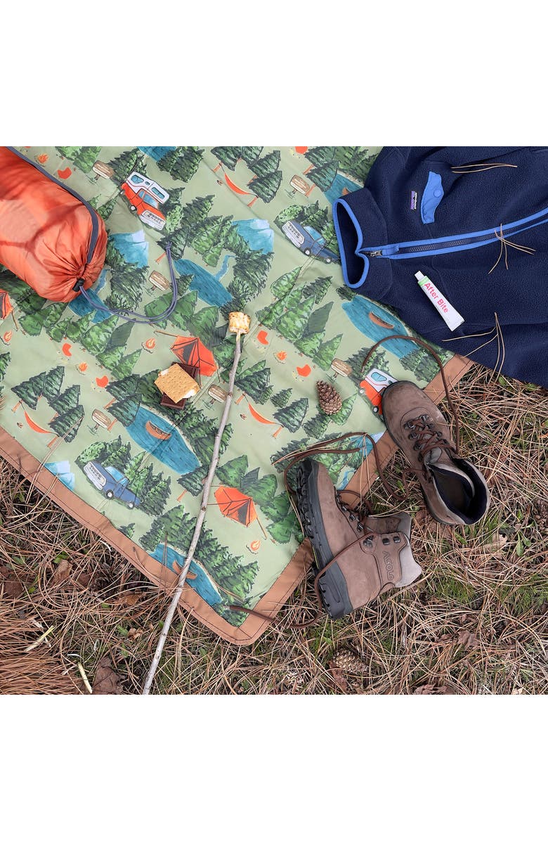 little unicorn 5 x 7 Outdoor Blanket, Alternate, color, Camp