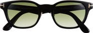 TOM FORD 49mm Square Sunglasses