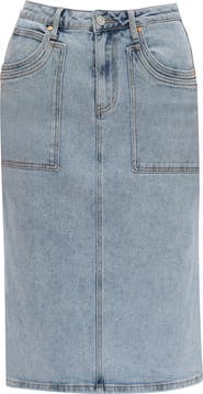 Bayeas Beth Denim Midi Skirt