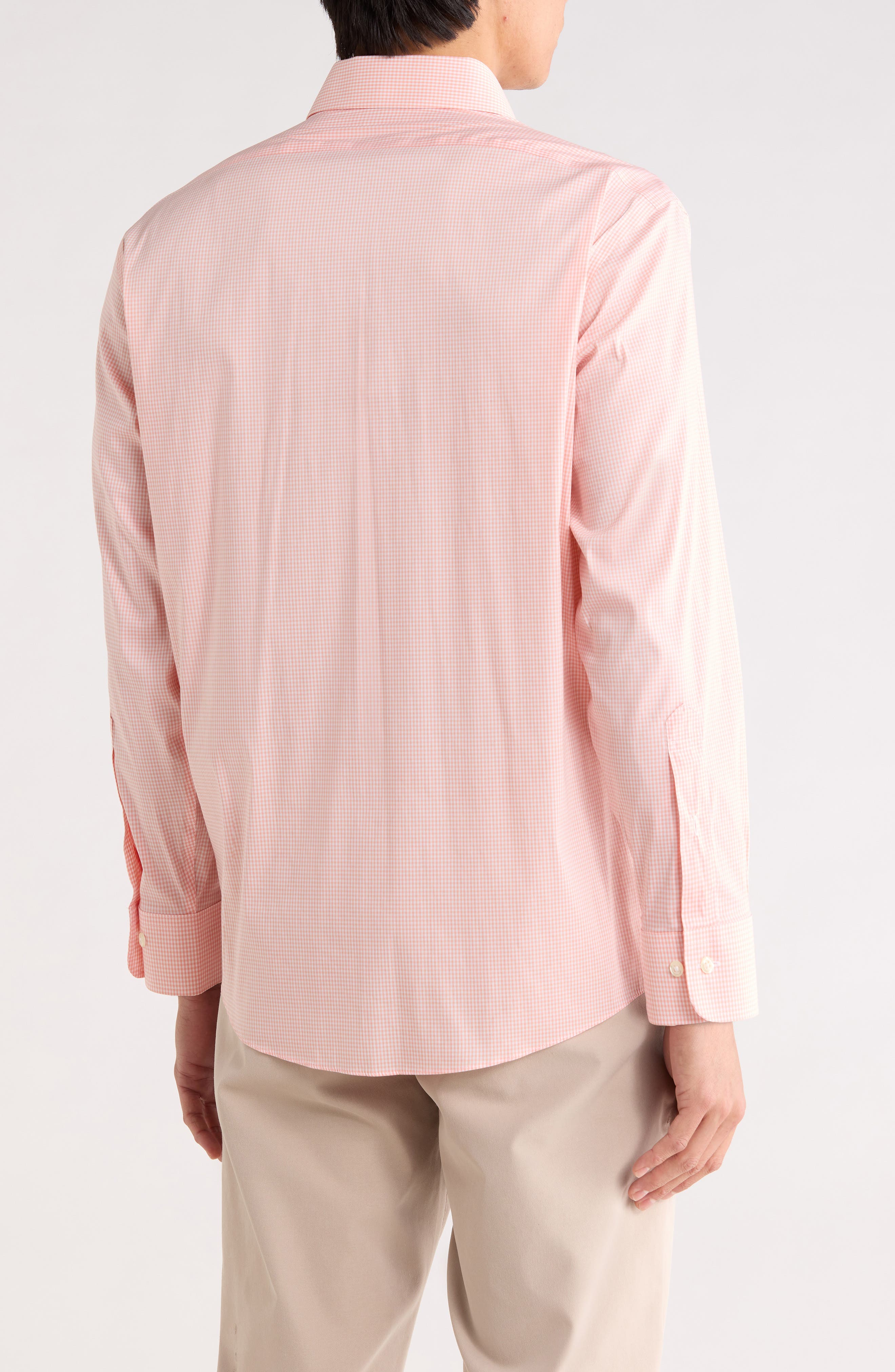 Trim Fit Check Button-Down Shirt - image 2