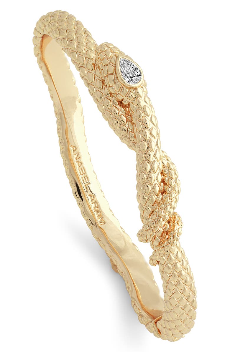 Anabel Aram Jewelry Serpent Hinged Bracelet, Alternate, color, Gold