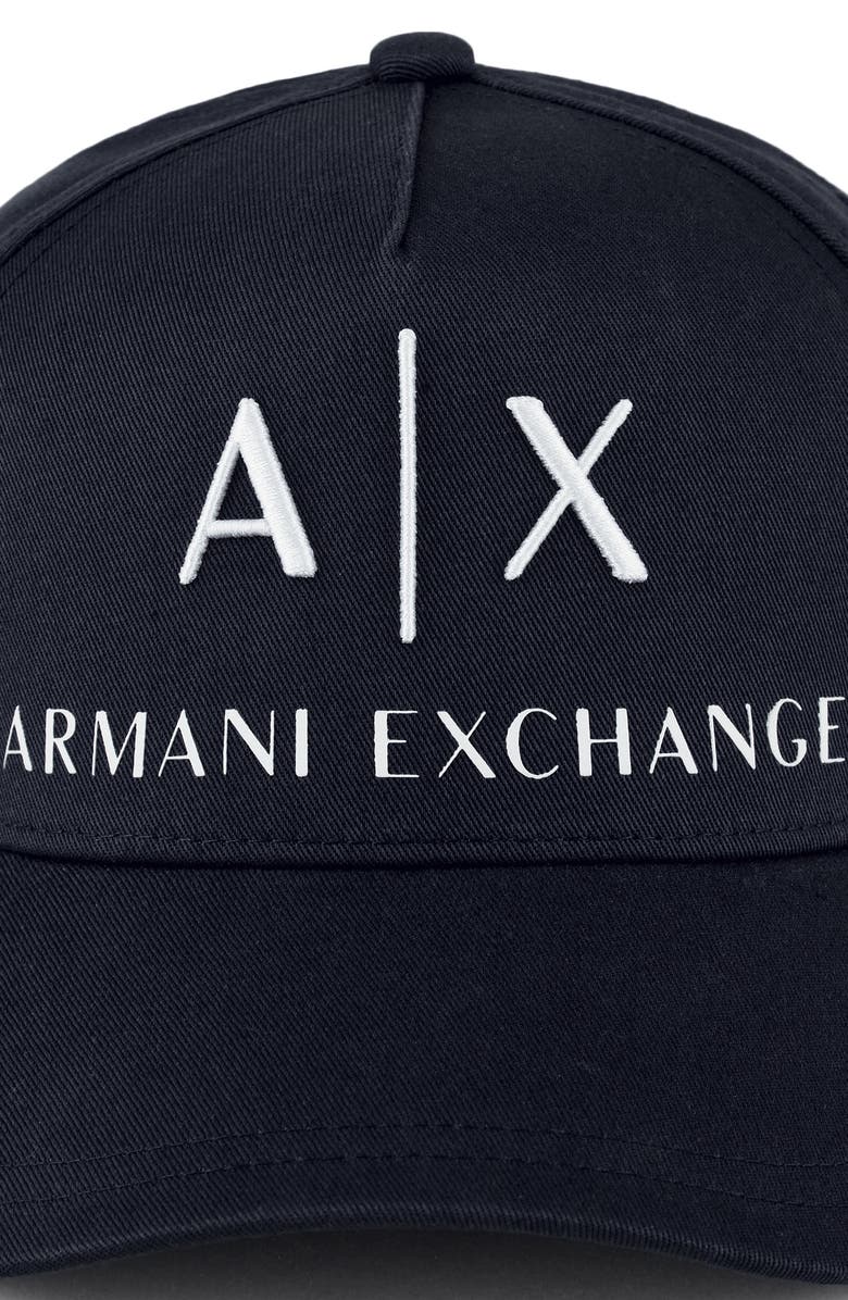 Armani Exchange Classic Embroidered Logo Baseball Cap, Alternate, color,