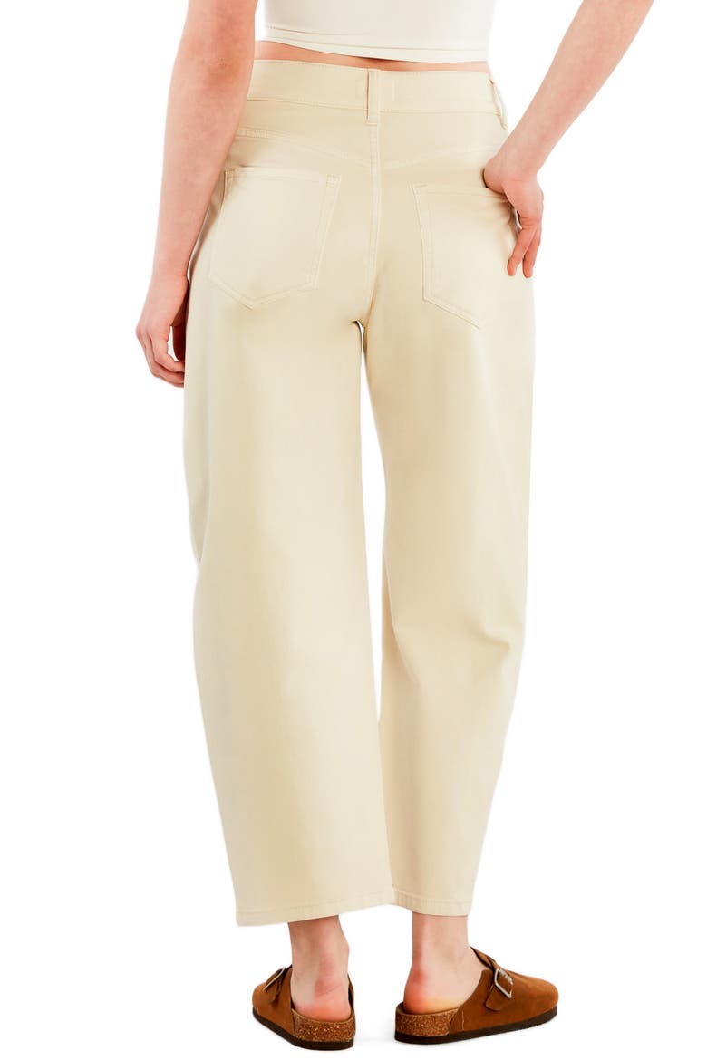 Relaxed Barrel Jeans, Alternate, color, ALMOND MILK