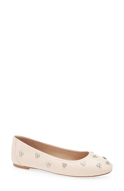 Tammy Crystal Embellished Ballet Flat (Women)