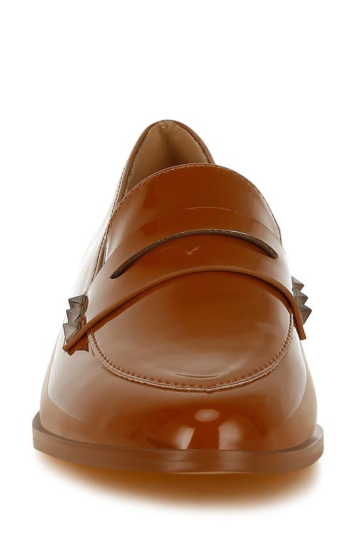 Rag & Co Noshiya Penny Loafer In Brown