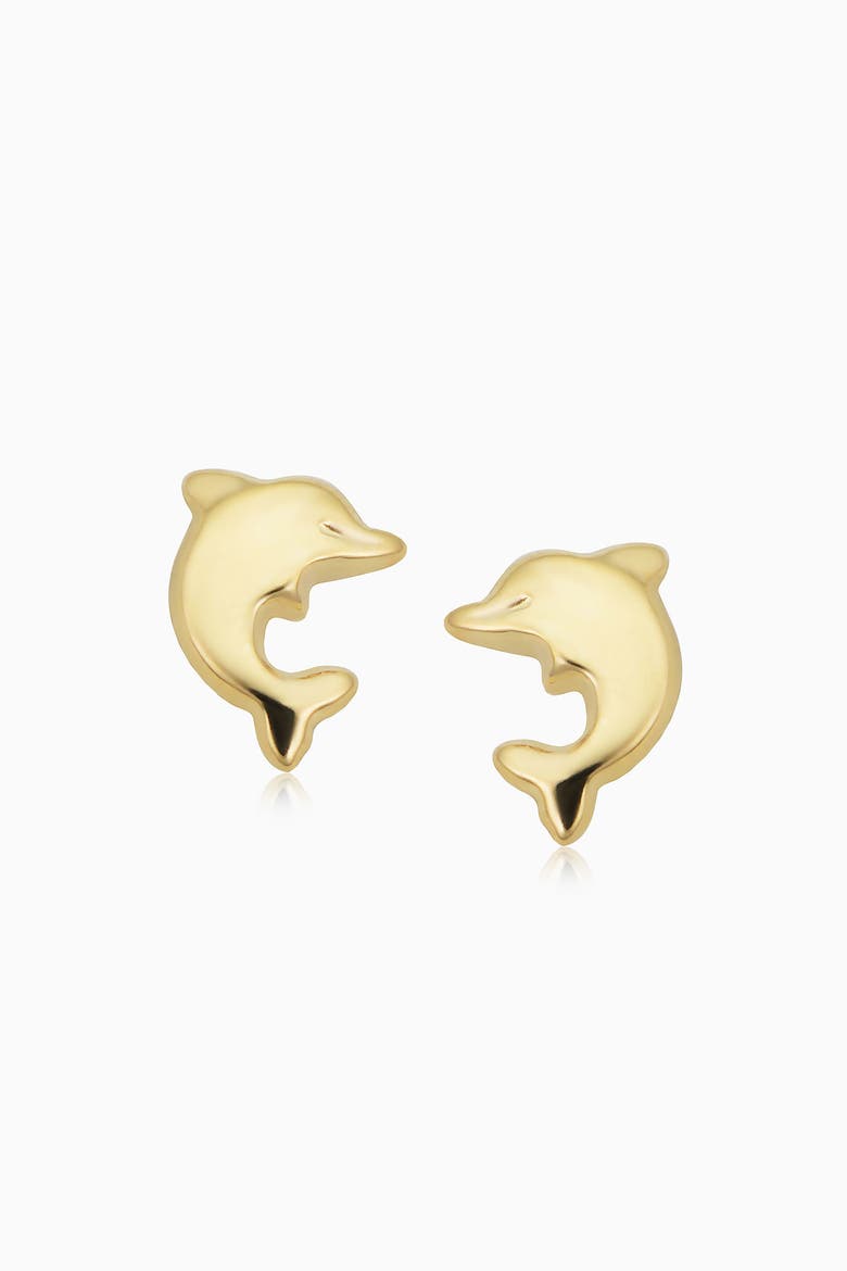 14K Yellow Gold Make a Splash Studs, Main, color, Yellow Gold