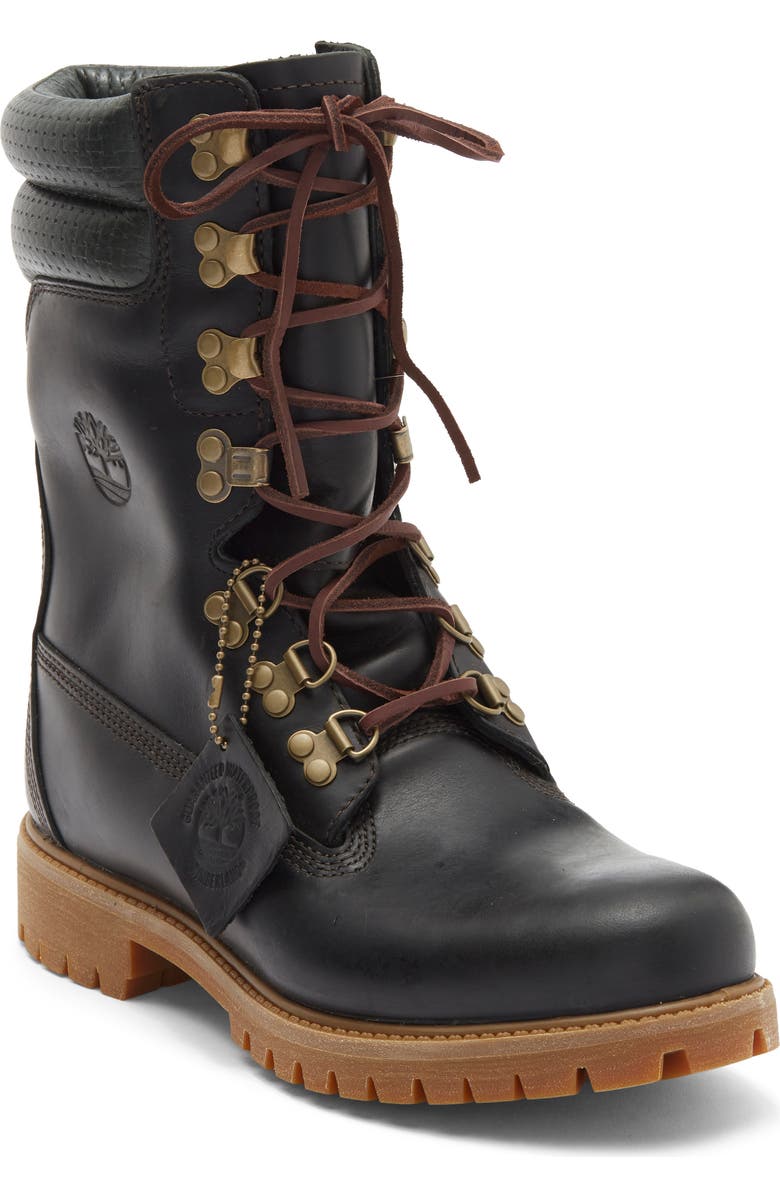 Timberland Emerald Woods Waterproof Super Boot, Main, color, Dark Green Full Grain