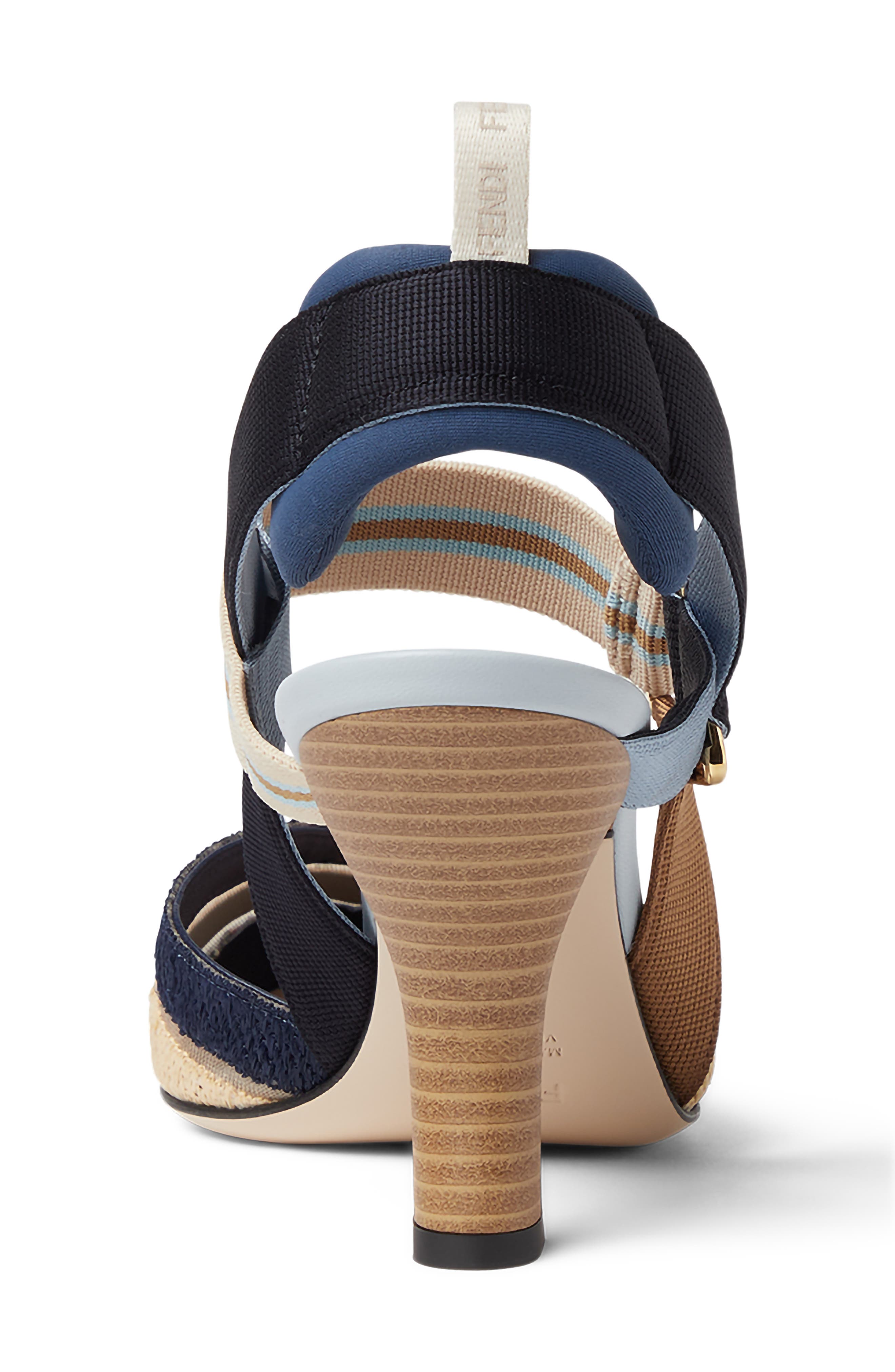 Fendi Colibri Slingback Pump, Alternate, color, 