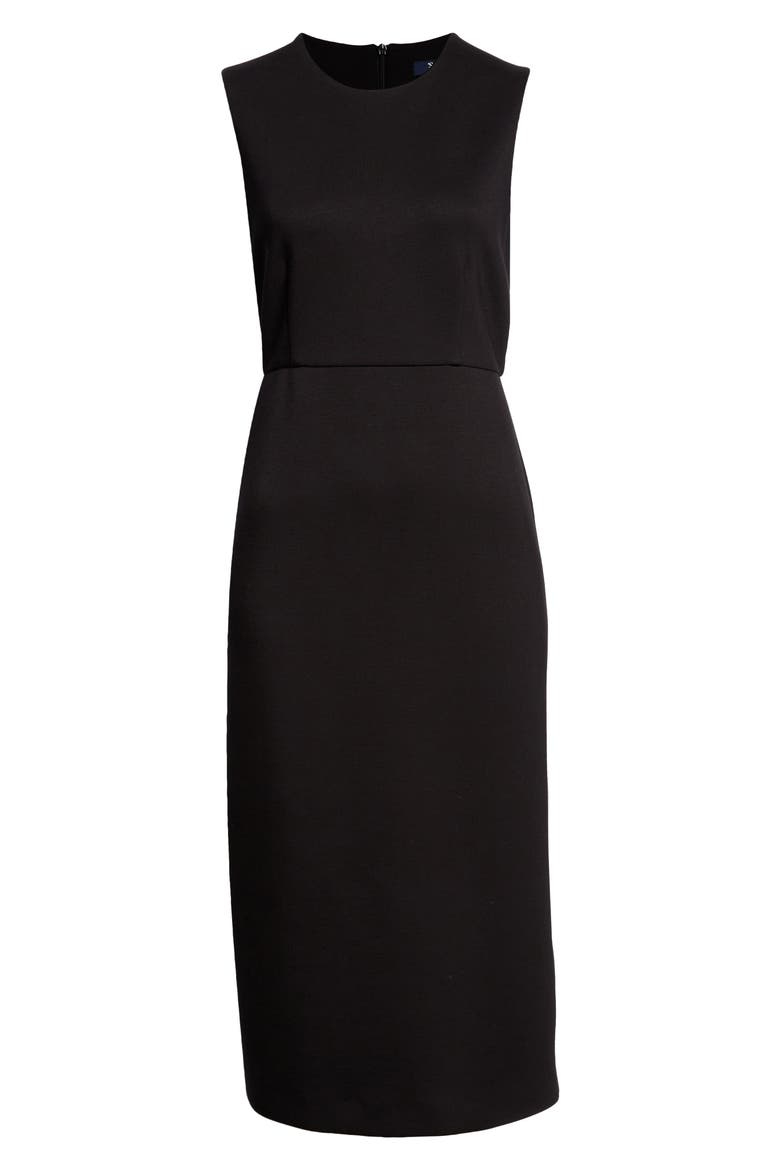 Maremar Sleeveless Jersey Sheath Dress, Alternate, color, BLACK