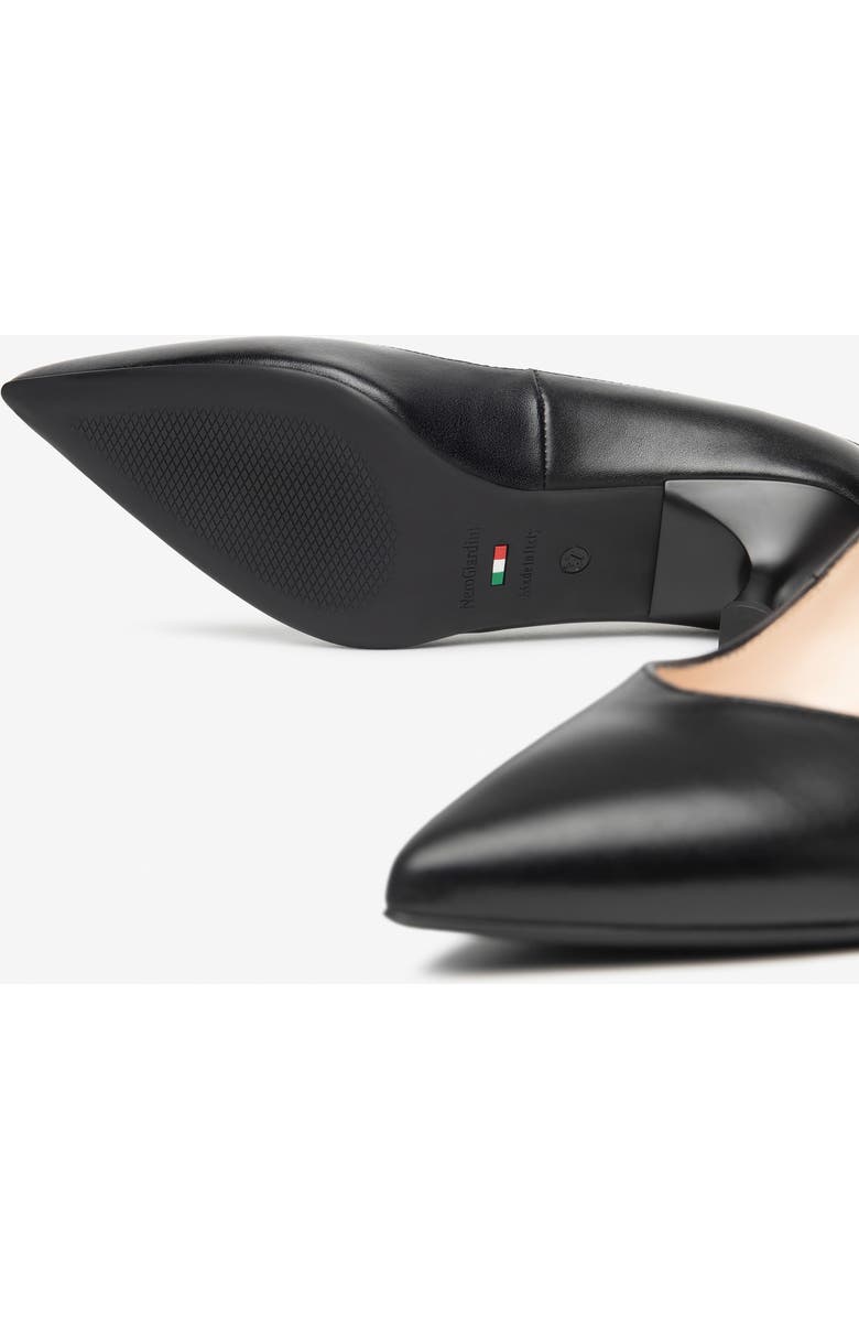NeroGiardini Pointed Toe Kitten Heel Pump, Alternate, color, Black