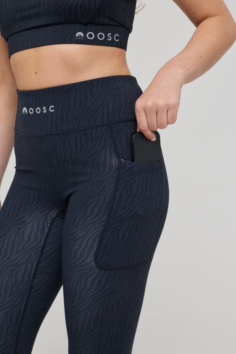 Infinite High Waisted Leggings - Black Tiger, Alternate, color, Black Tiger