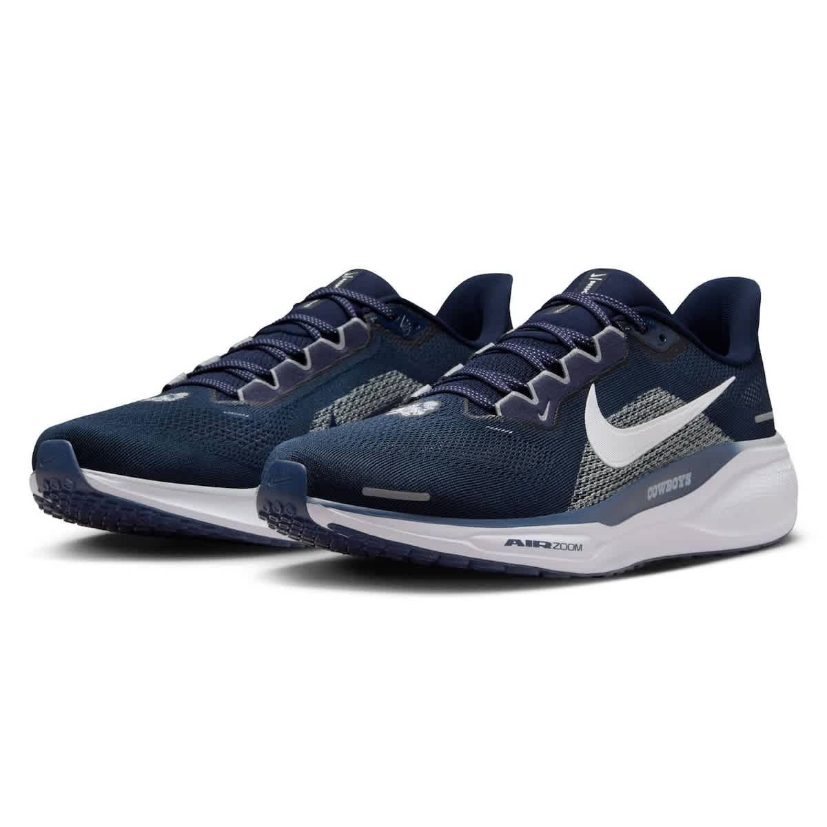 Nike Unisex Nike Navy Dallas Cowboys Zoom Pegasus 41 Running Shoes, Alternate, color, 