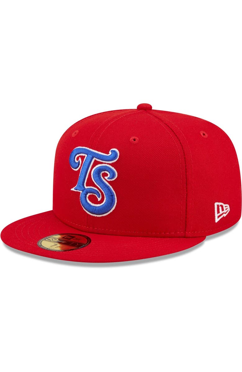New Era Men's New Era Red Tennessee Smokies Authentic Collection 59FIFTY Fitted Hat, Alternate, color, Red