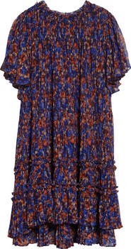 Ulla Johnson Ryla Floral Silk Shift Dress