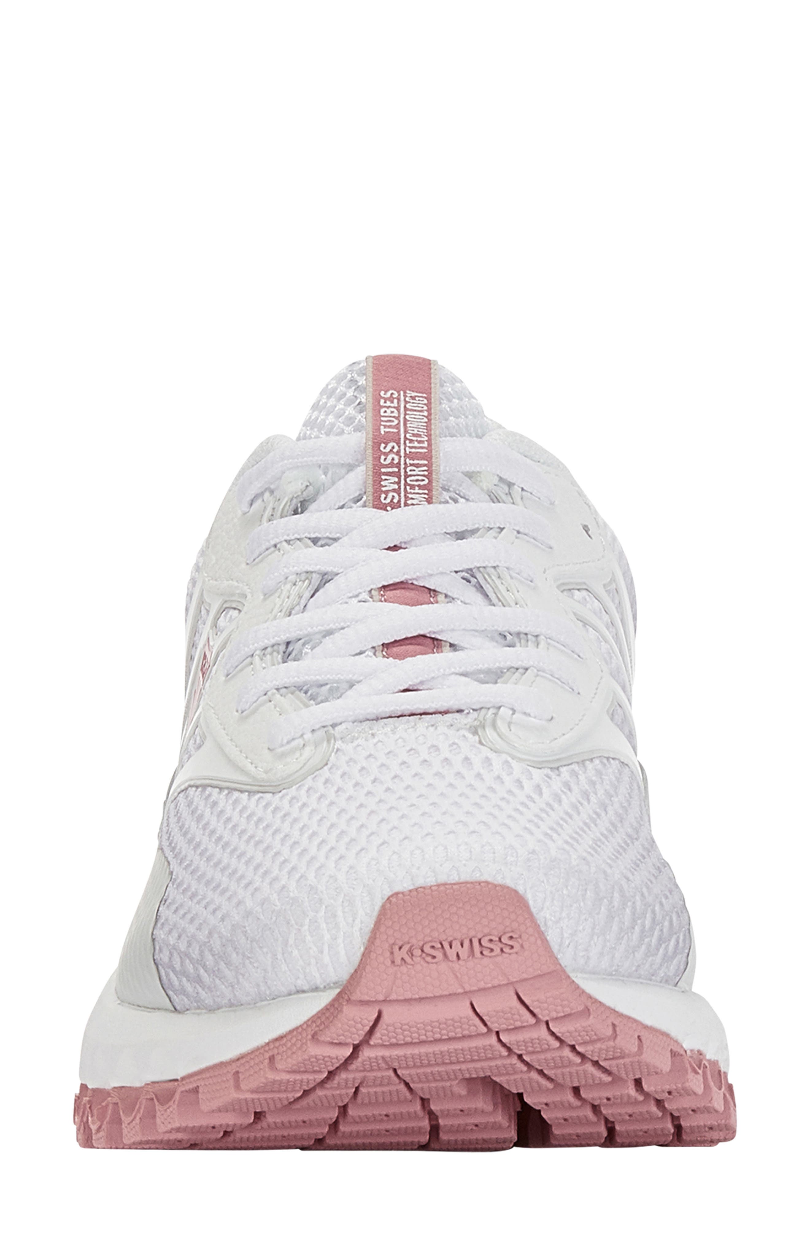 K-Swiss Tubes Sport Running Shoe, Alternate, color, Wht/ Dawn Blu/ Fxglve