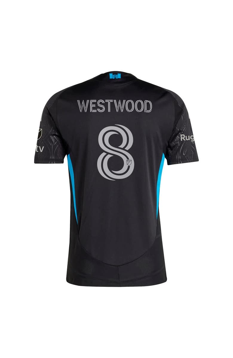 adidas Men's adidas Ashley Westwood Black Charlotte FC 2025 Fortress Kit Authentic Player Jersey, Alternate, color,