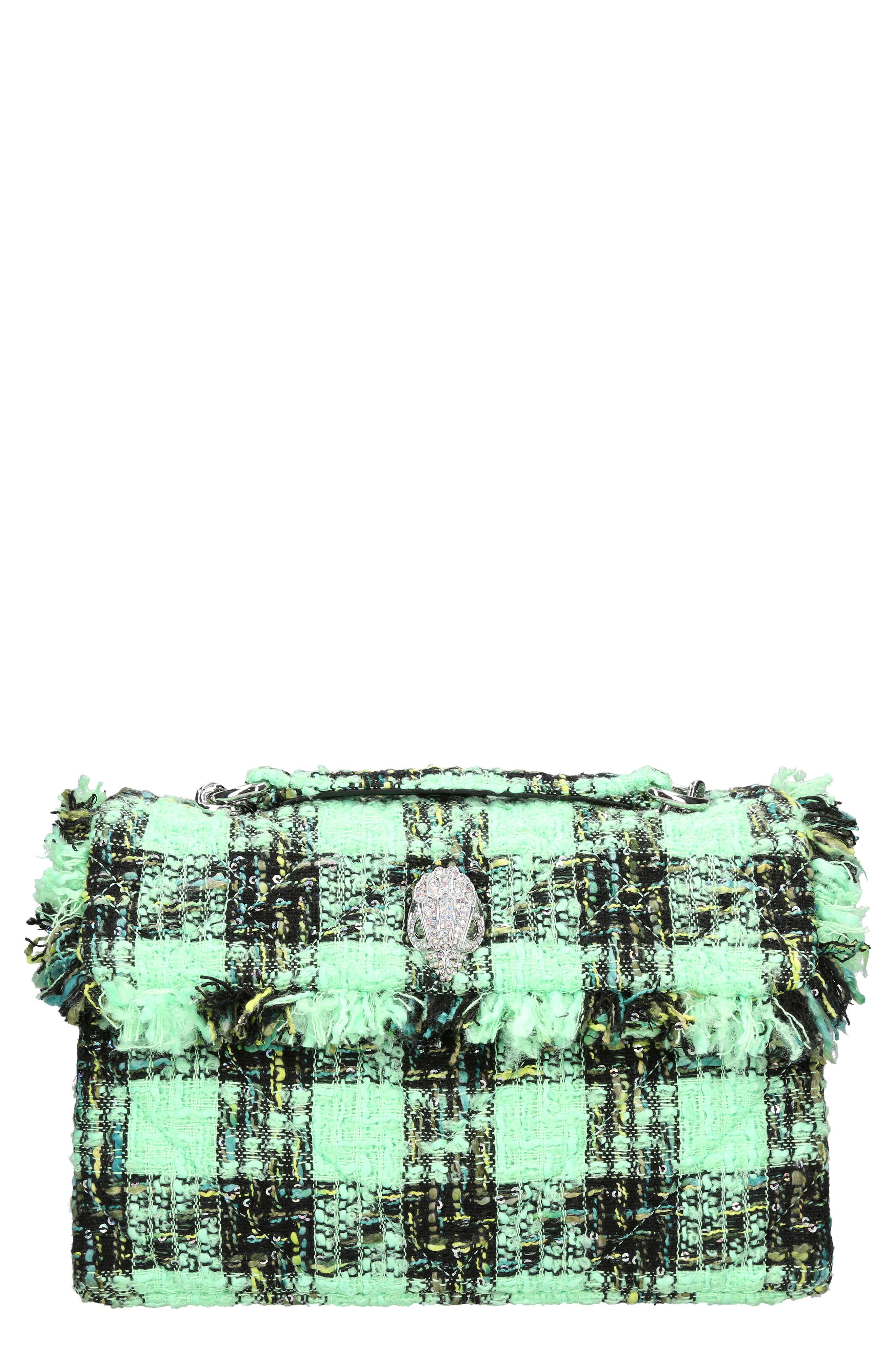 Kurt Geiger London Kensington Tweed Convertible Shoulder Bag, Main, color, 