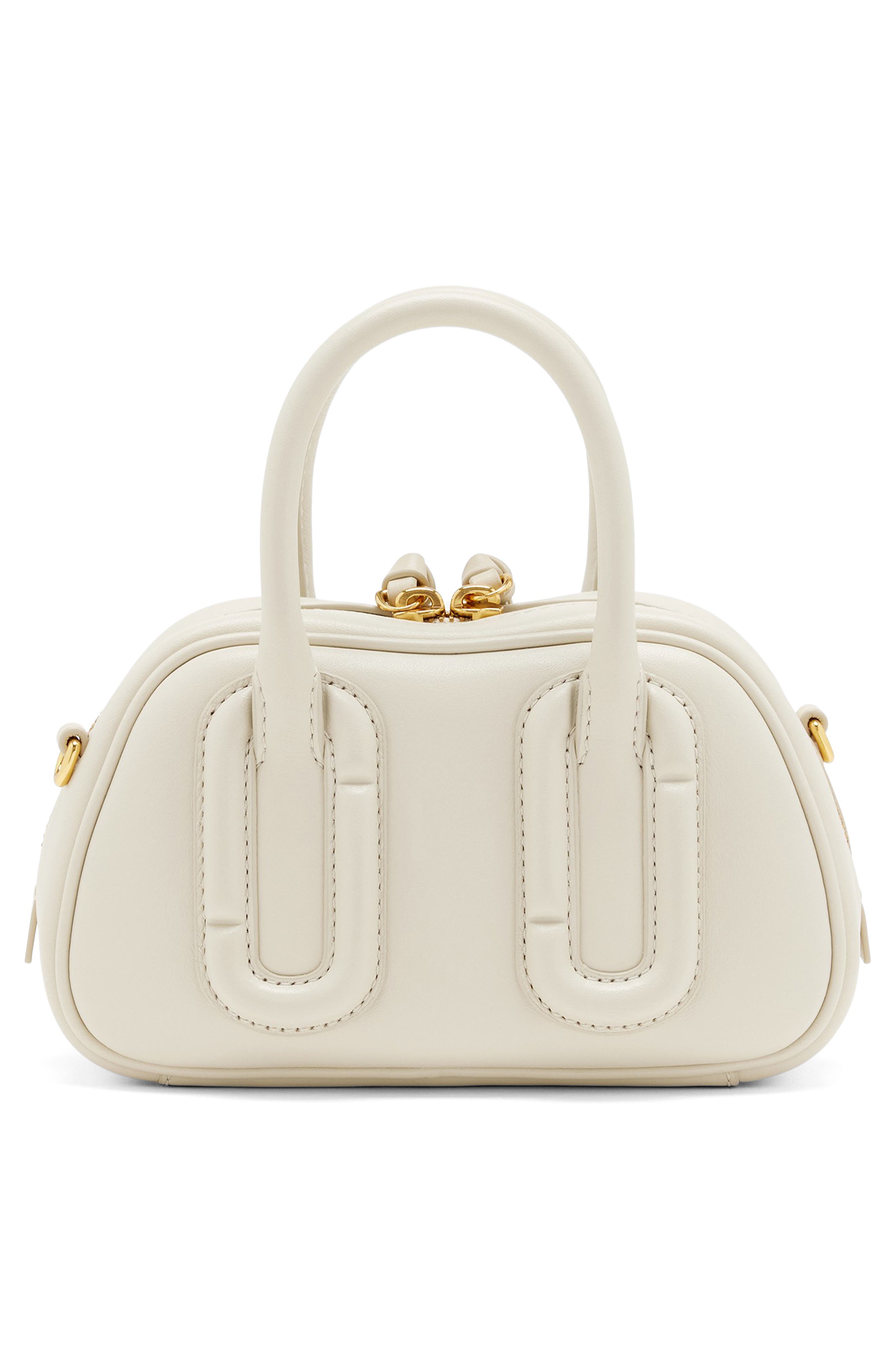 Babe Mini Top Handle Bag, Alternate, color, CLOUD WHITE