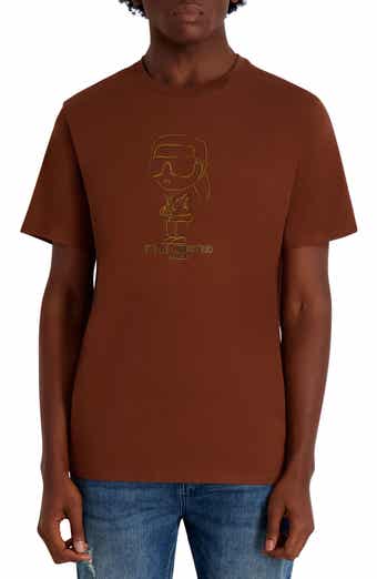 KARL LAGERFELD PARIS Outerline Karl Cotton Graphic T-Shirt