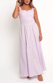 Petal & Pup Bellus Lace Trim Sleeveless Maxi Dress