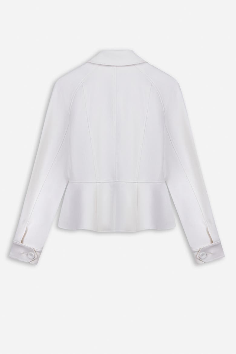 Double Breasted Epaulette Jacket, Alternate, color, White