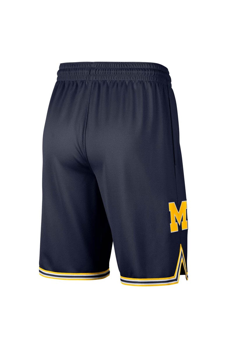 Jordan Brand Men's Jordan Brand Navy Michigan Wolverines Replica Team Basketball Shorts, Alternate, color, 