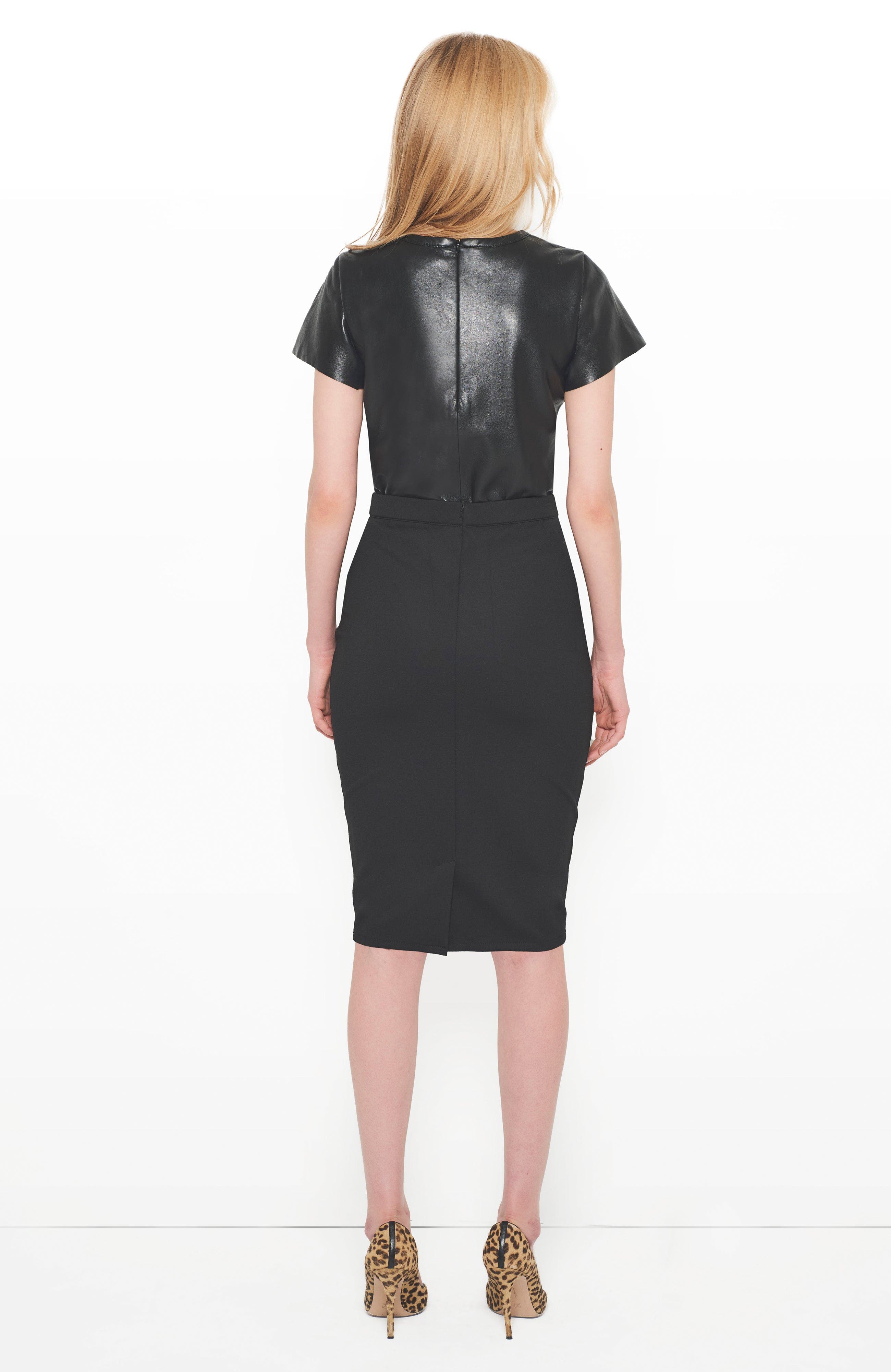 Port Elizabeth Recycled Leather Skirt - image 2