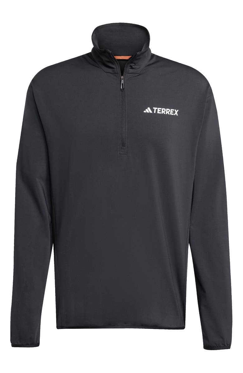 adidas Climawarm Half Zip Tech Fleece Jacket, Alternate, color, Black