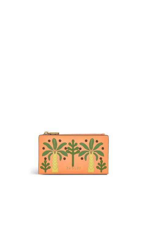 Coin Street - Paradise Palms Medium Ziptop Wallet