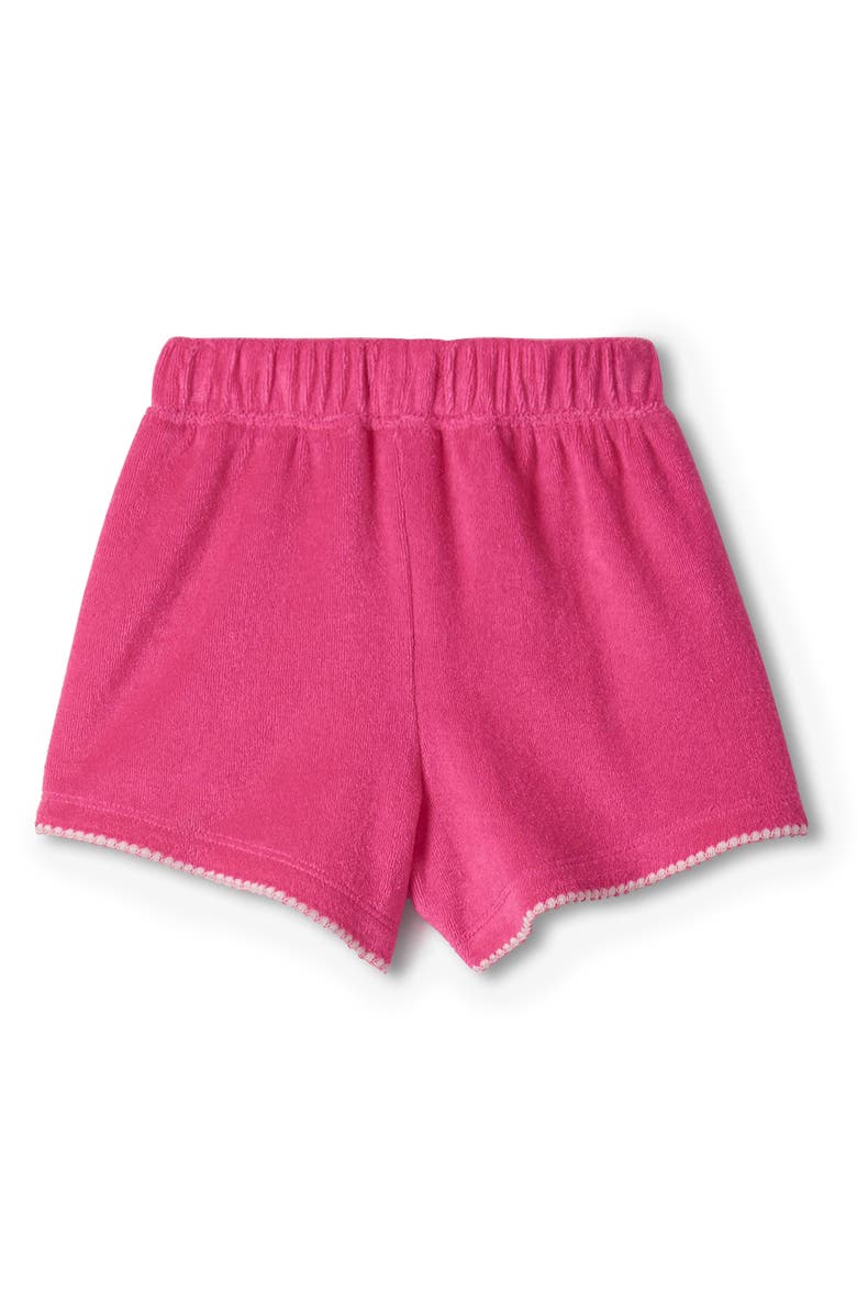 Hatley Kids' Flamingo Cotton T-Shirt & Terry Shorts Set, Alternate, color, 