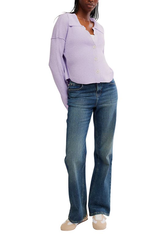FREE PEOPLE FREE PEOPLE ELLA BUTTON-UP SWEATER 