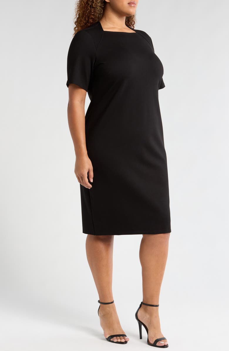 Universal Standard Envelope Neck Ponte Dress, Alternate, color,
