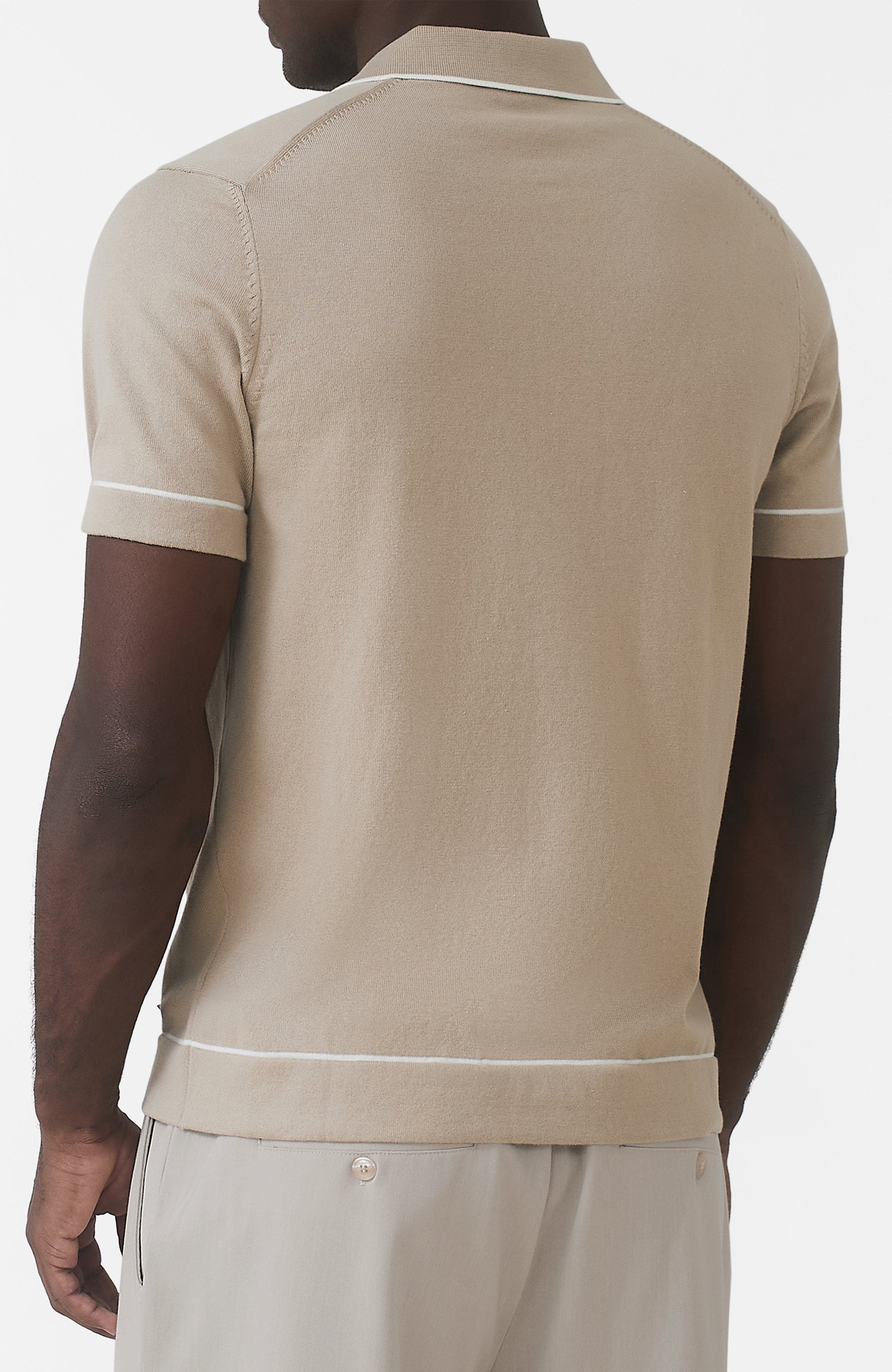 Luciano Slim Knit Shirt - image 4