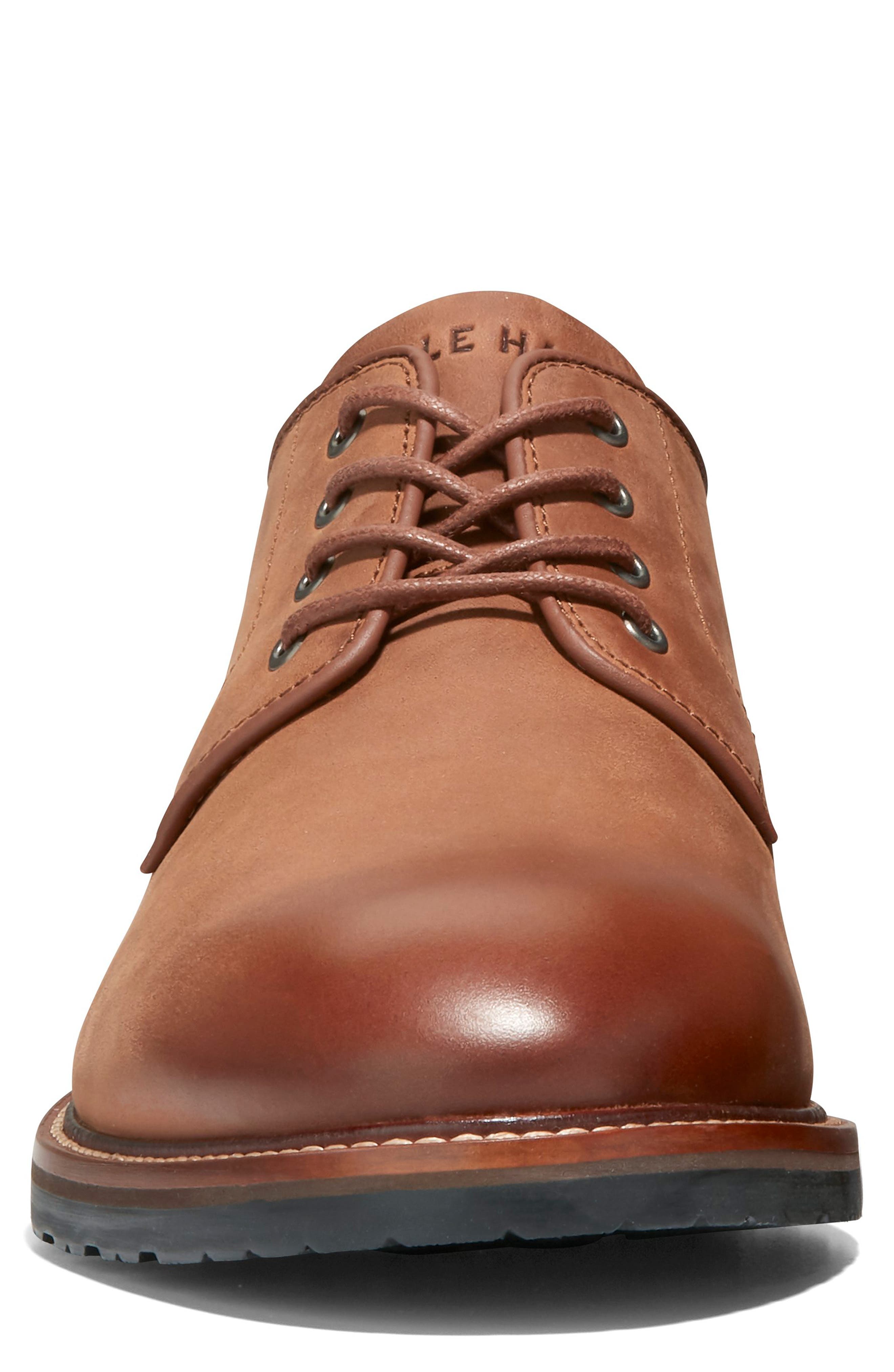 Cole Haan Berkshire Lug Water Resistant Derby, Alternate, color, Dark Sequoia Waxy