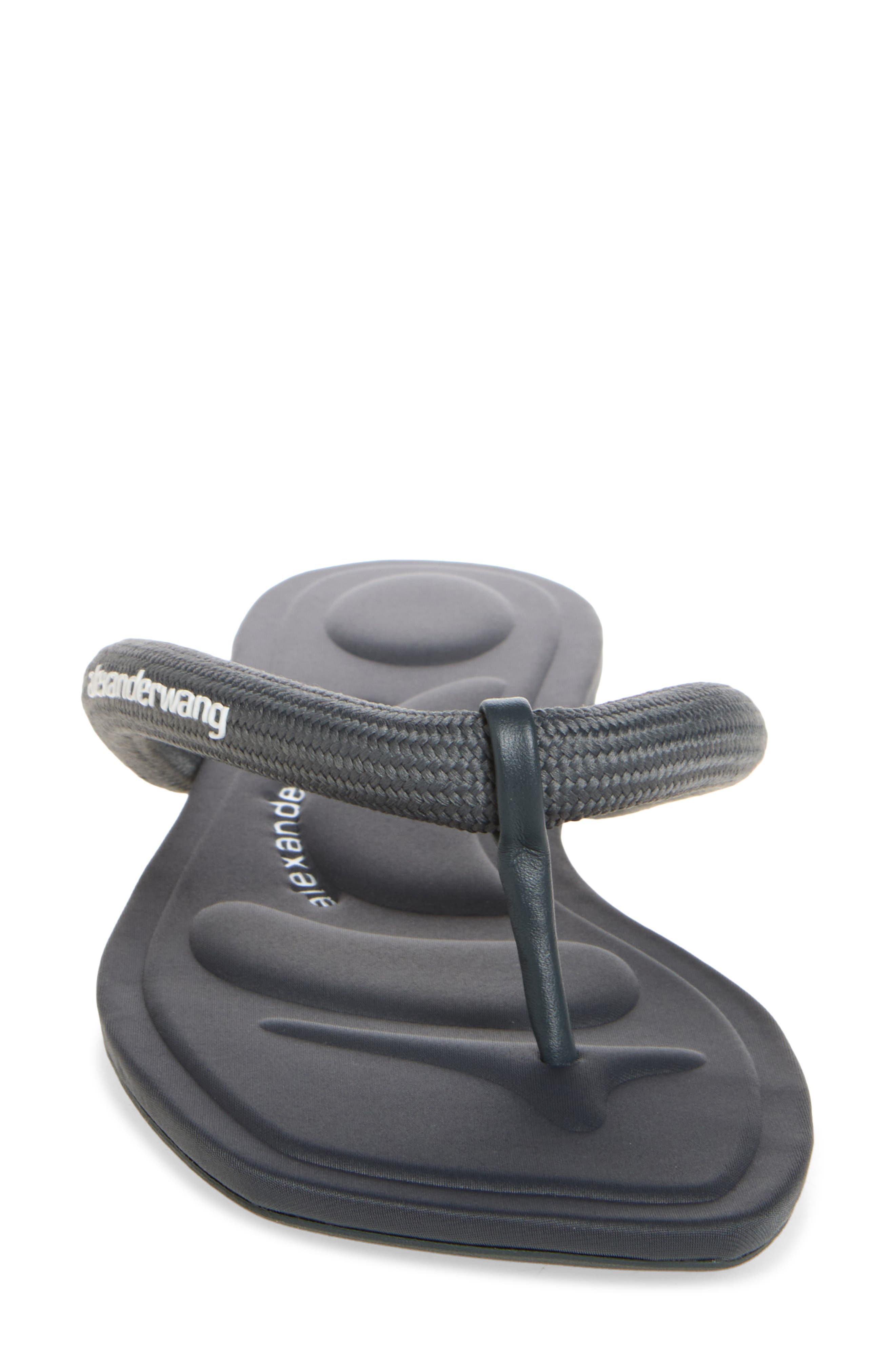 Jenna Tubular Strap Flip Flop, Alternate, color, GREY